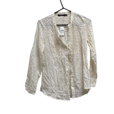 Sportsgirl Womens  Size 6 Blouse Cream / Off White 