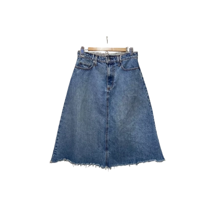 Nobody Denim Womens  Size 26 A-Line Denim Skirt Blue 