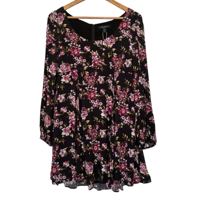 Forever New AU10 Black/ Floral Dress