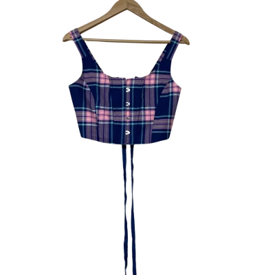 Brand New - Dangerfield Tartan Corset - Size 10