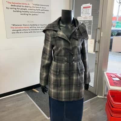 Country Road Womens Wool blend coat Size XS Duffle Coat 