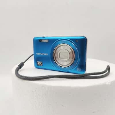 デジカメ OLYMPUS オリンパス VG VG-140 BLUE 動作確認済み】 OLYMPUS