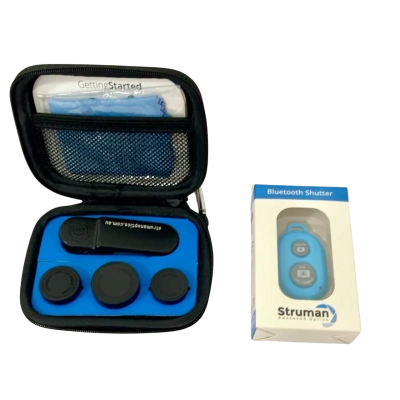 Struman Advanced Optics 3-Lens Smartphone Camera Kit + Bluetooth Shutter