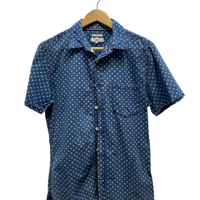 Jag Mens  Size S Navy  Pattern Shirt