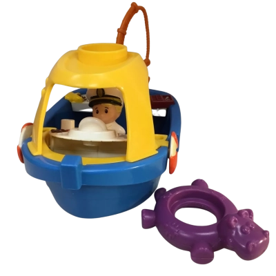 Fisher Price Little People Boat and Accessories as pictured