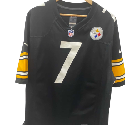 NFL Shop Mens  Size XL Jersey Black  / White / Yellow 
