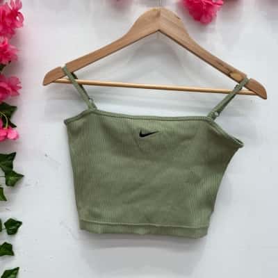 Nike Womens Tank Top Size XS Olive 