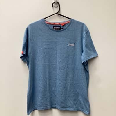 Superdry T-shirt Blue Size XXL
