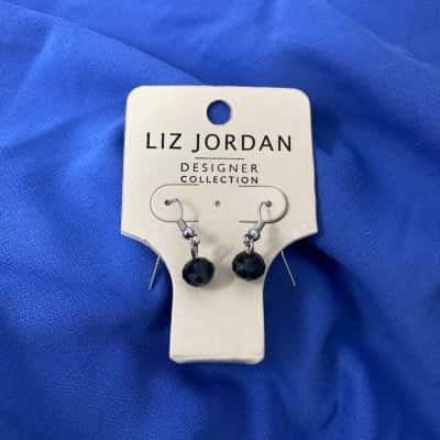 Liz Jordan Womens blue earrings 