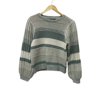  Jayson Brunson Womens  Size M Cropped Jumper Blue / Brown 