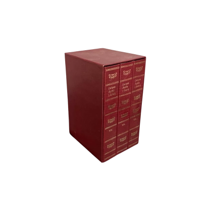 Deluxe Audio Library Cassette Storage: 3 Volume Book-Style Storage in Slipcase 