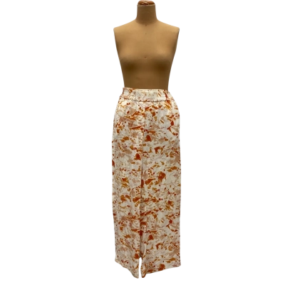 COS Printed Lyocell Pants Womens  Size M Multicoloured 