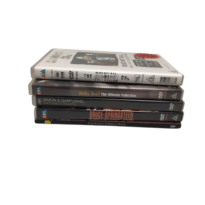 DVD music bundle x5; Billy Joel, Springsteen, midnight oil, Simon and garfunkel, Robbie williams