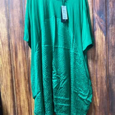 Taking Shape  Size 26 Green tunic top new 