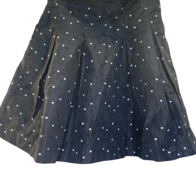 Cue Womens Skirt Size 6 Black  / White 