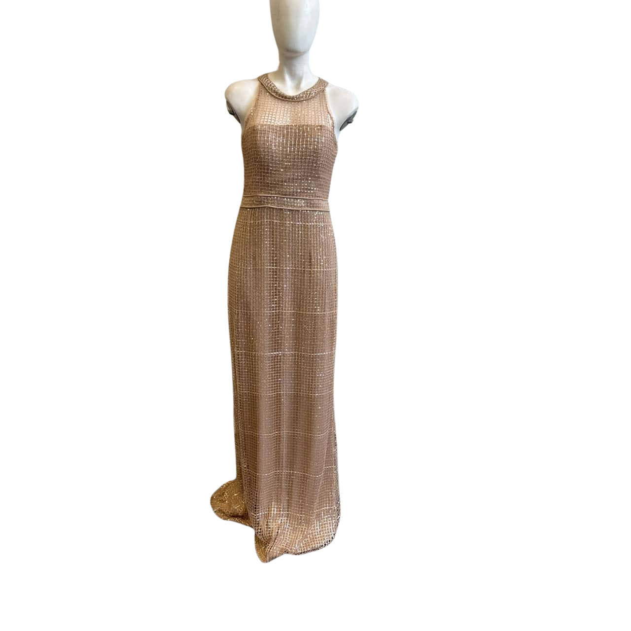 Bariano Australia Women's Size 12 Formal Dress Beige (s) - Used Very Good | Salvos Stores Bariano Australia Women's Size 12 Formal Dress Beige (s) - Used Very Good | Salvos Stores