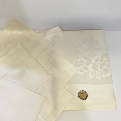 Get The Good LINEN - Japanese Tablecloth with 6 placemats