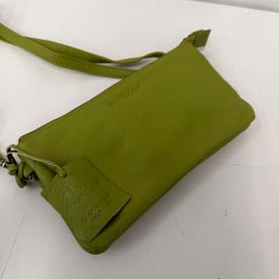  Rowallan 100% Leather Bag - Green  