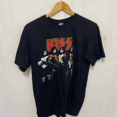  Kiss t-shirt Mens  Size S Black  