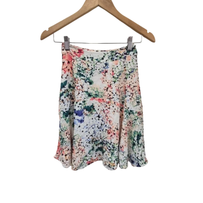 Alannah Hill Womens  Size 6 Watercolor Style A-Line Skirt