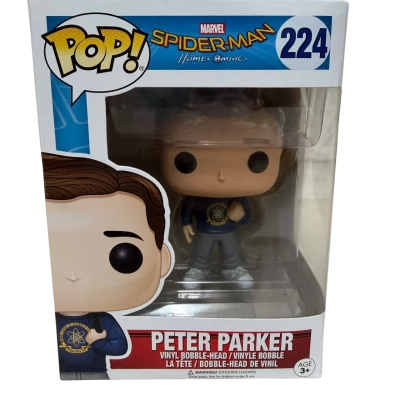 Funko Pop! Marvel Spider-Man: Peter Parker Figurine #224