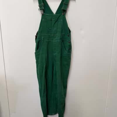 The Lullaby Club Green Cotton Overalls - Size S/M 