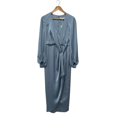 Shona Joy Womens  Size 10 Long Sleeve Dress / Maxi Dress Blue 