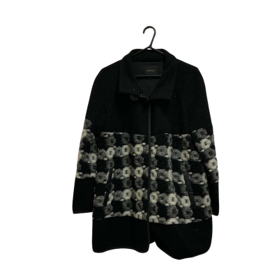 Marco Polo Womens  Size 12 Open Jacket Black  / Grey 