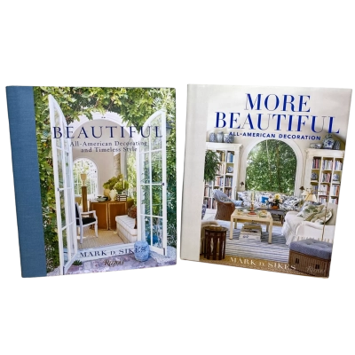 Beautiful/More Beautiful All American Decorating books by mark d. sikes 