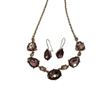  Womens Costume Necklace and Earring Set