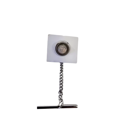 Mens Retro Opal Tie Pin 