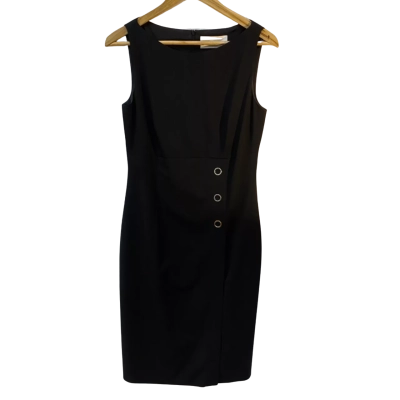 BOSS Womens  Size 8 Work Dress Black  