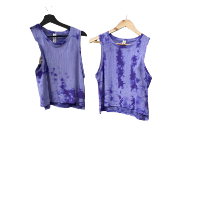 2 x Lululemon Womens  Size 6 T-Shirt Purple 