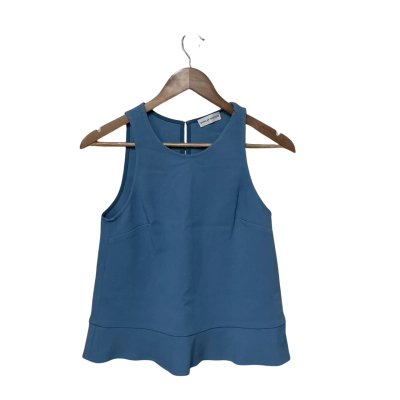 Scanlan Theodore Size 6 Sleeveless Top Blue 