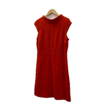 Hobbs Womens Dress Size 14 Red Wool and Viscose Blend