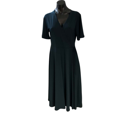 H&M Womens  Size M Casual Dress Navy Blue 