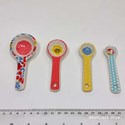 4pcs Spoons Measuring Set Colourful 