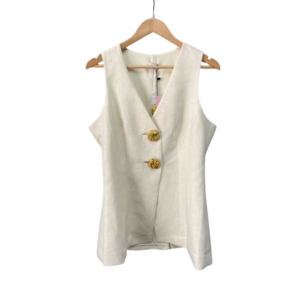 Sheike Womens  Size 14 Vest Cream RRP $139.99