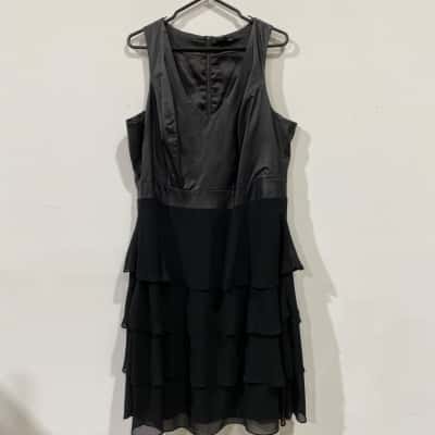 City Chic Party Dress Black  RRP $129.95