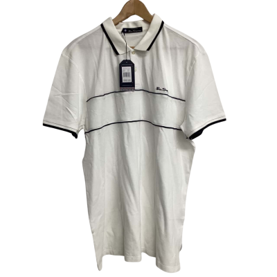 Ben Sherman Mens  Size XXL Polo Shirt Off White BNWT  