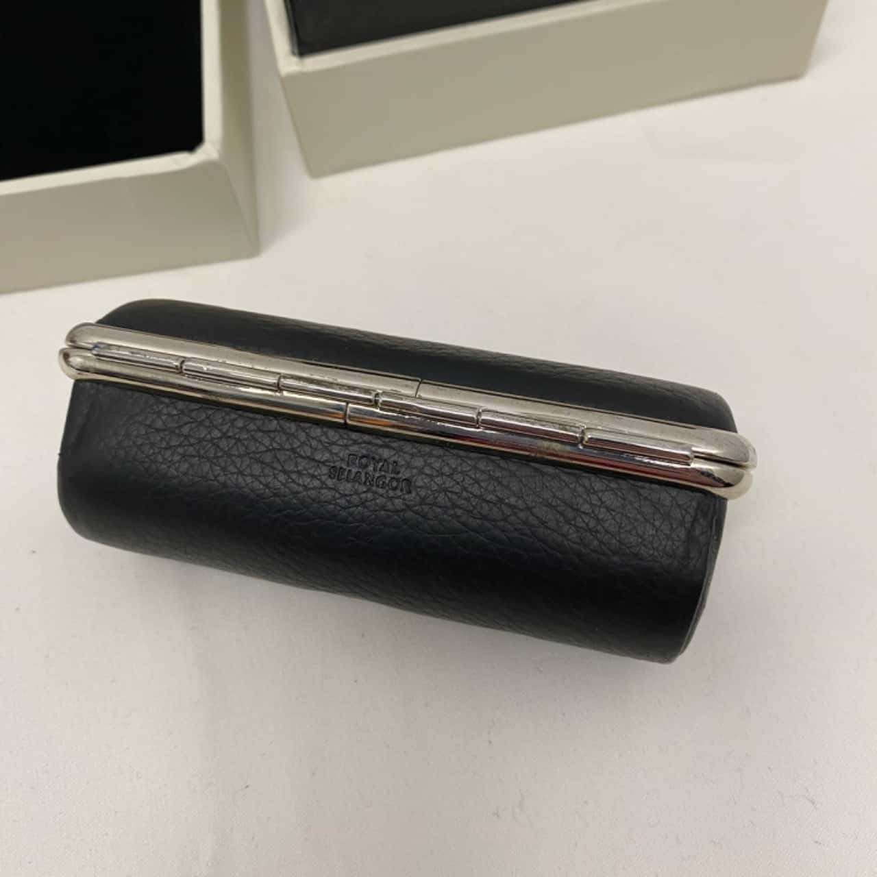 Royal Selangor Women’s Lipstick Case Black / Silver