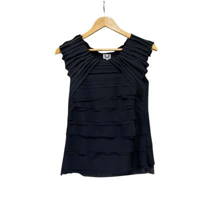 Adolfo Dominguez Womens  Size 38 Sleeveless Top Black  