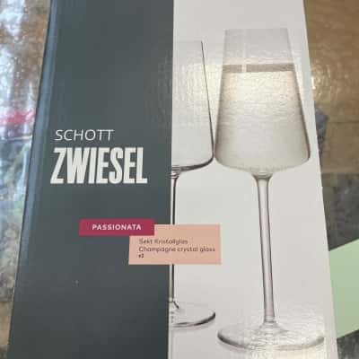 Schott Zwiesel Champagne Crystal Glass x2