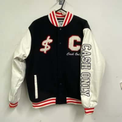 Cash Only  Mens  Size M Winter Jacket Black  / Red / White 