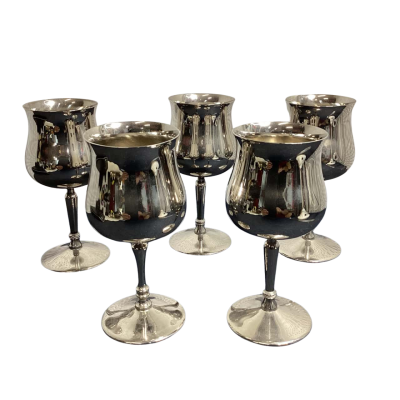 Stainless Steel Wine Goblets 