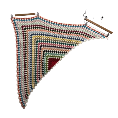 Triangular Knit Afghan