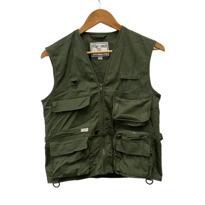 Fox Fire Kids  Size L Fishing Vest Green 