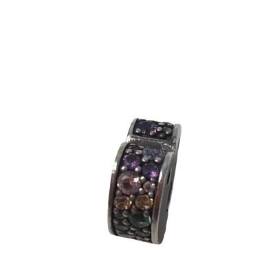 Pandora multi coloured sparkle clip charm