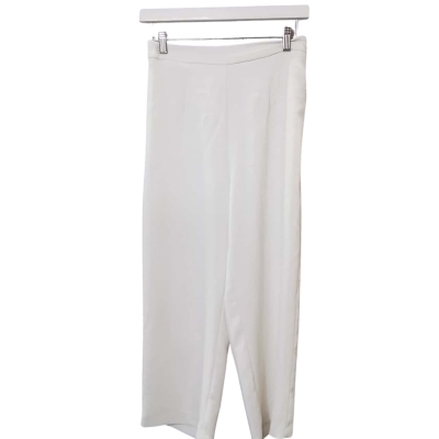 Kookai Womens Size 38 High Waisted Pants / Wide Leg Pants White 