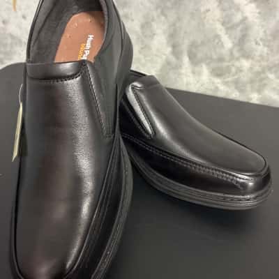 Hush Puppies Mens  Size 9 Black  shoes new 